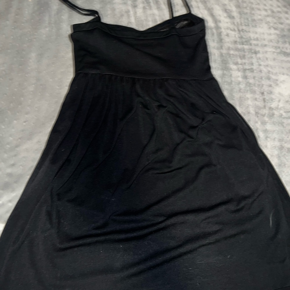 Cynthia Steffe Black Spaghetti Strap Sundress